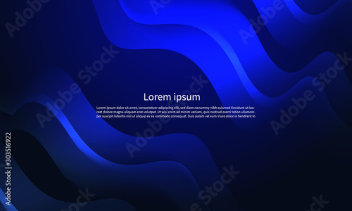abstract blue wave background