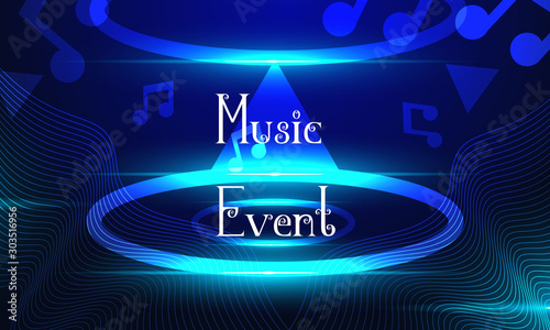 Music Event Banner Design