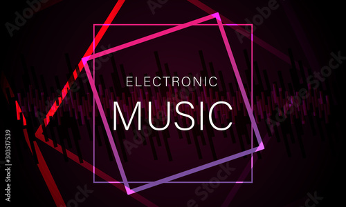 Abstract Electonic Music Background