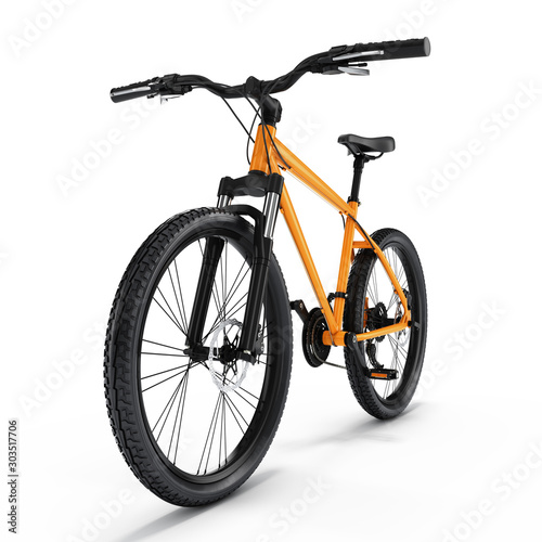 3D Rendering Mountain Bike