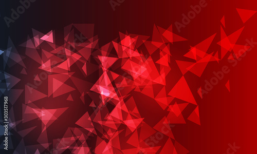 abstract Technology red background