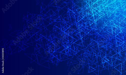 abstract Technology blue background