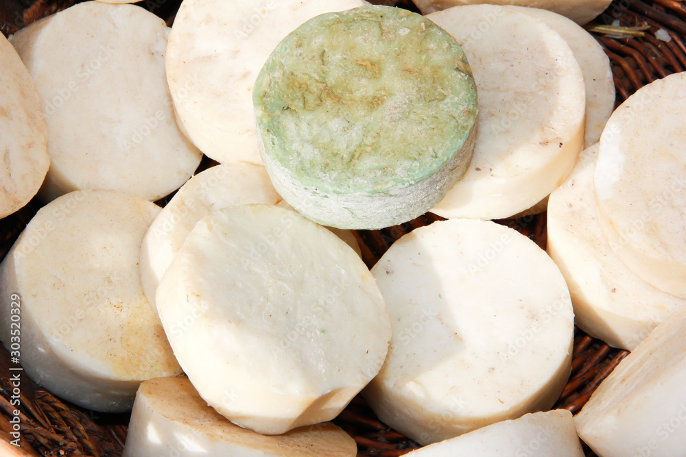 homemade natural oriental white and green olive soap in pieces homemade natural oriental white and green olive soap in pieces
