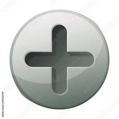 Rivet bolt vector icon.Cartoon vector icon isolated on white background rivet bolt.