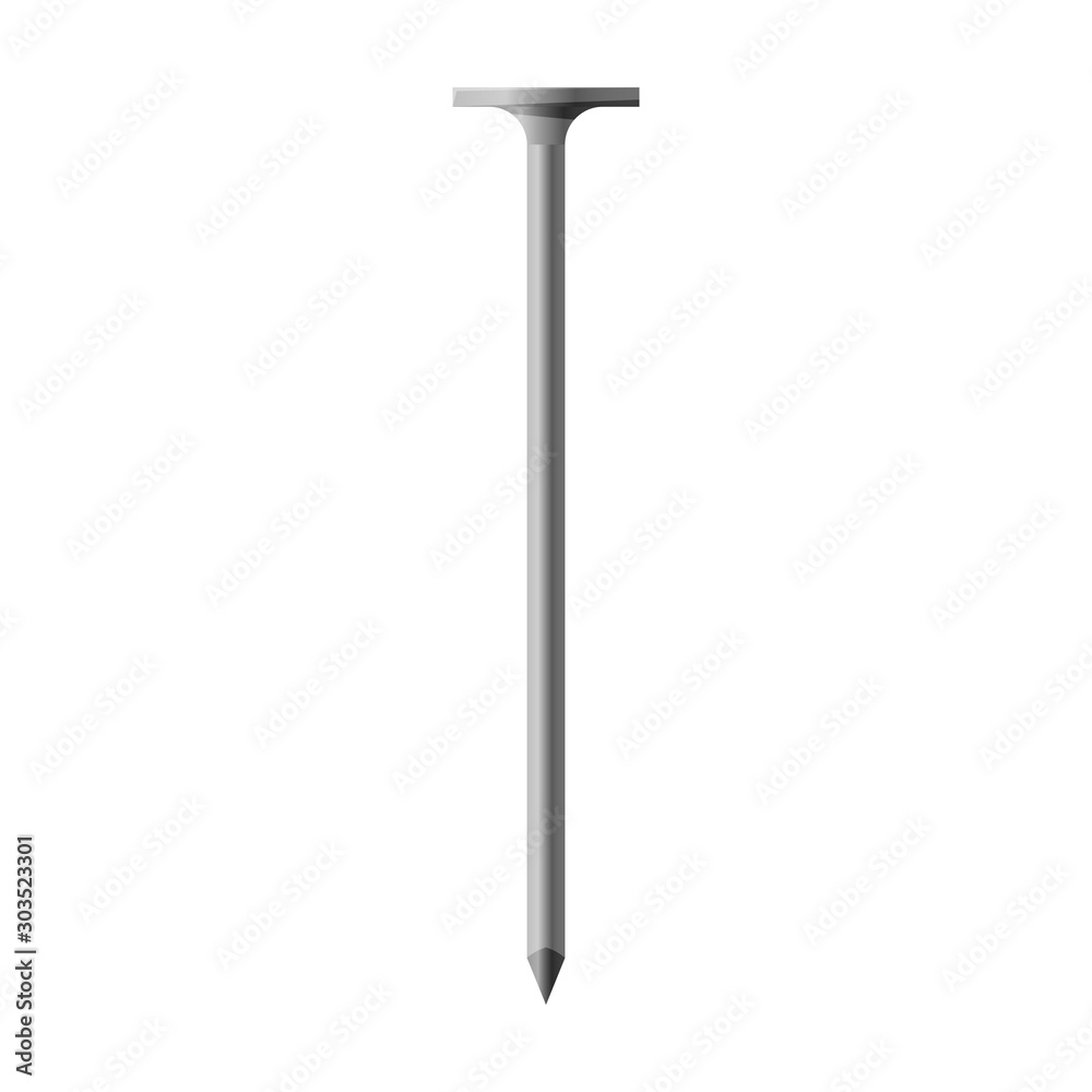 Metal nails vector icon.Cartoon vector icon isolated on white background metal nails. Metal nails vector icon.Cartoon vector icon isolated on white background metal nails.