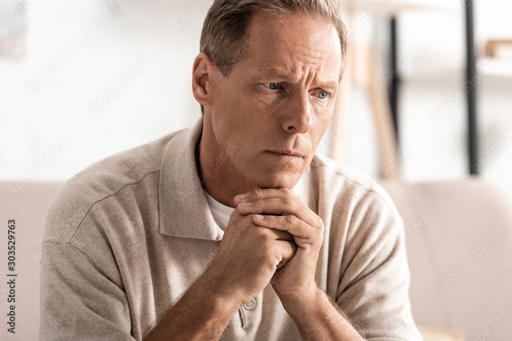 upset senior man with alzheimer disease upset senior man with alzheimer disease