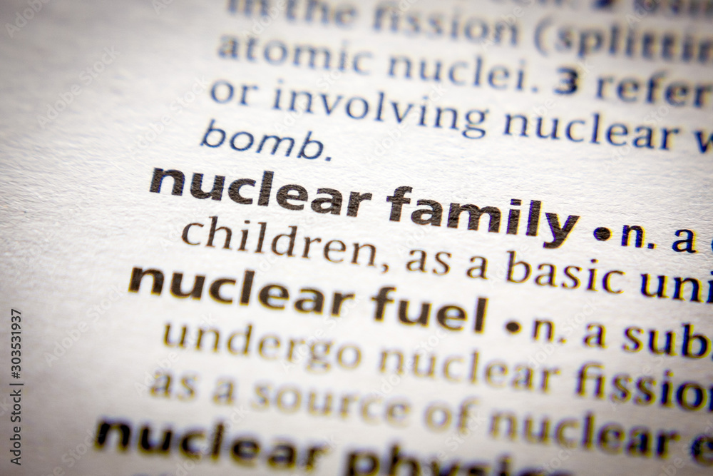 Word or phrase Nuclear family in a dictionary. Word or phrase Nuclear family in a dictionary.