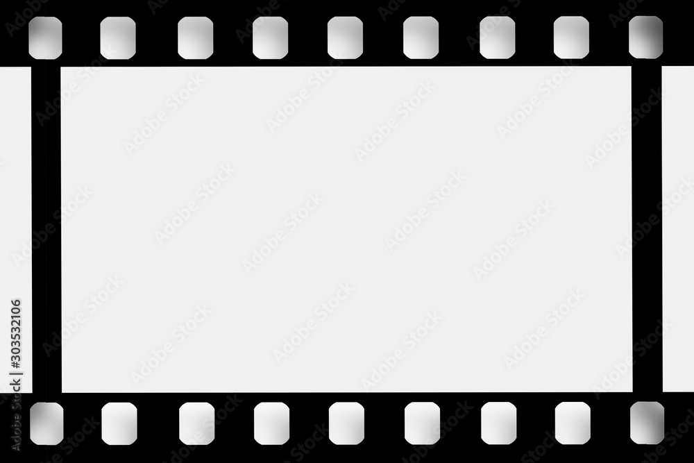 Film strip frame with copy space for your text or image