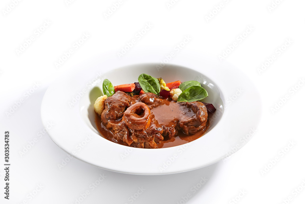 Ossobuco delicious dish Ossobuco delicious dish