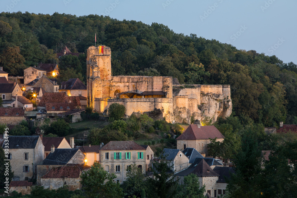The Village of Carlux in Dordogne valley, Aquitaine,  France