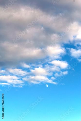 blue sky with clouds