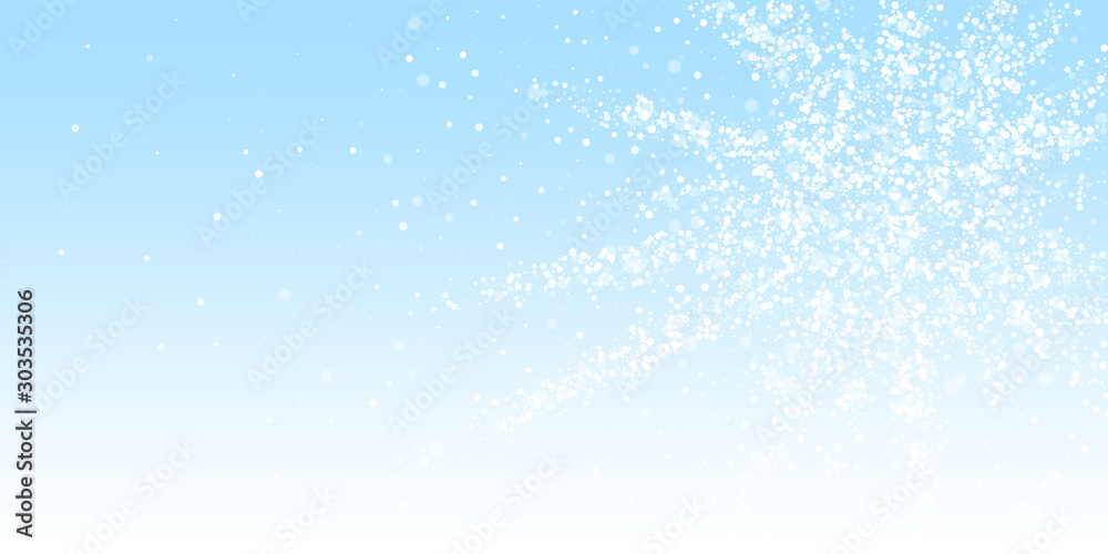 Magic stars sparse Christmas background. Subtle fl Magic stars sparse Christmas background. Subtle fl