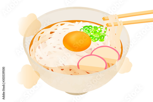 月見うどん