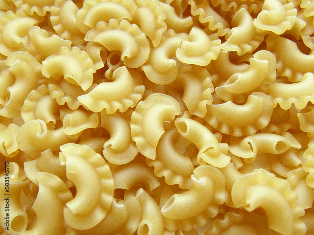 Shaped pasta background. Shaped pasta background.