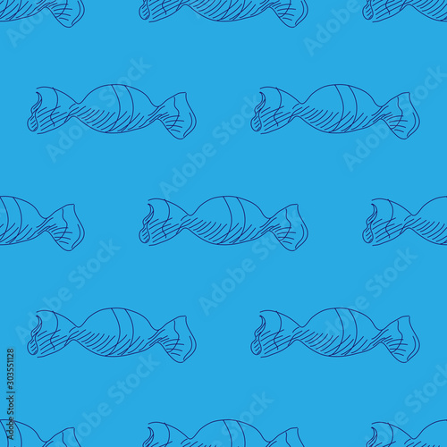 Candy doodle pattern