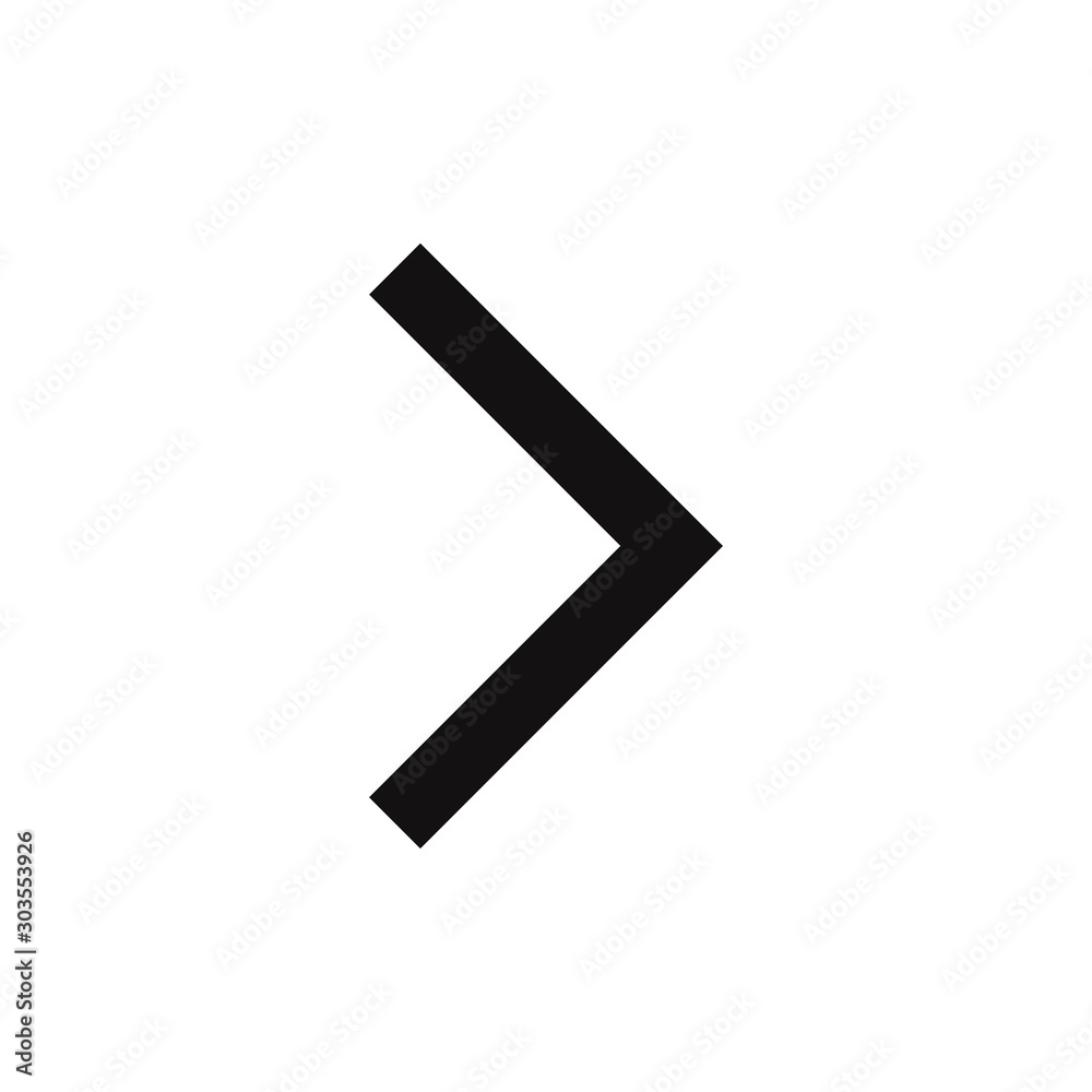 Right arrow vector icon, simple sign for web site and mobile app. Right arrow vector icon, simple sign for web site and mobile app.
