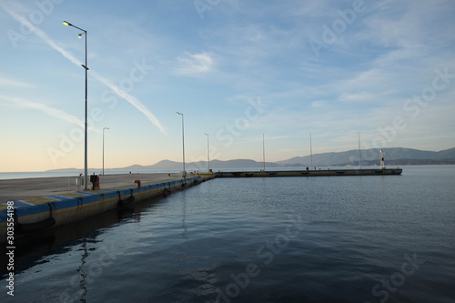 The harbour of Methana, in Peloponnese in Greece. © Yann Vernerie