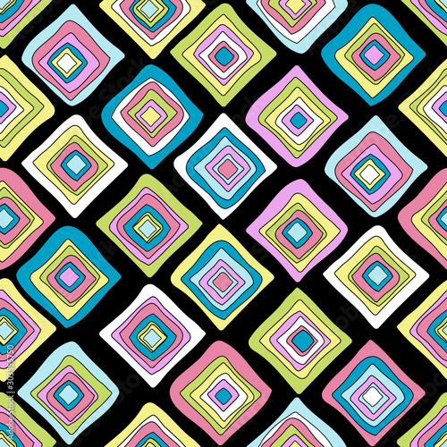 Wallpaper Mural Colored rhombus geometrical wrapping paper Torontodigital.ca