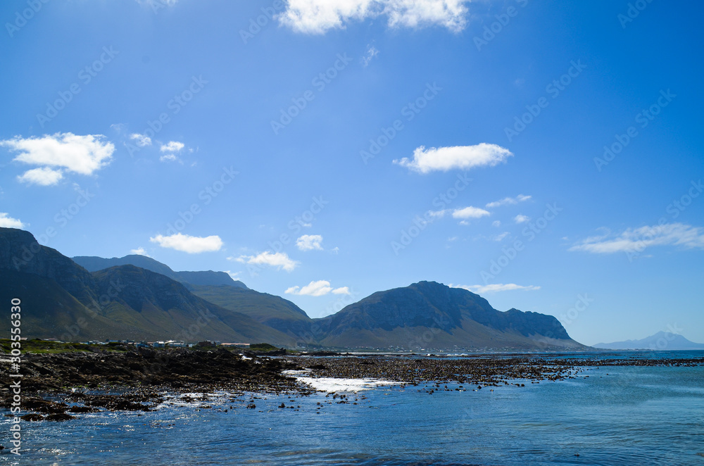 Landscape at Bettys bay, south africa 