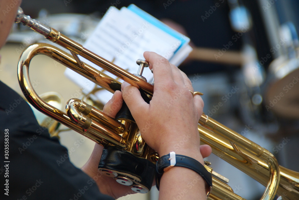 Obraz premium Trompettiste
