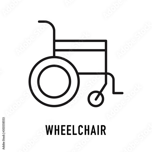 Attractive and Beautifully or Faithfully Designed Wheelchair Icon