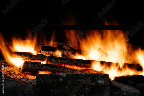 abstract blaze fire flame background