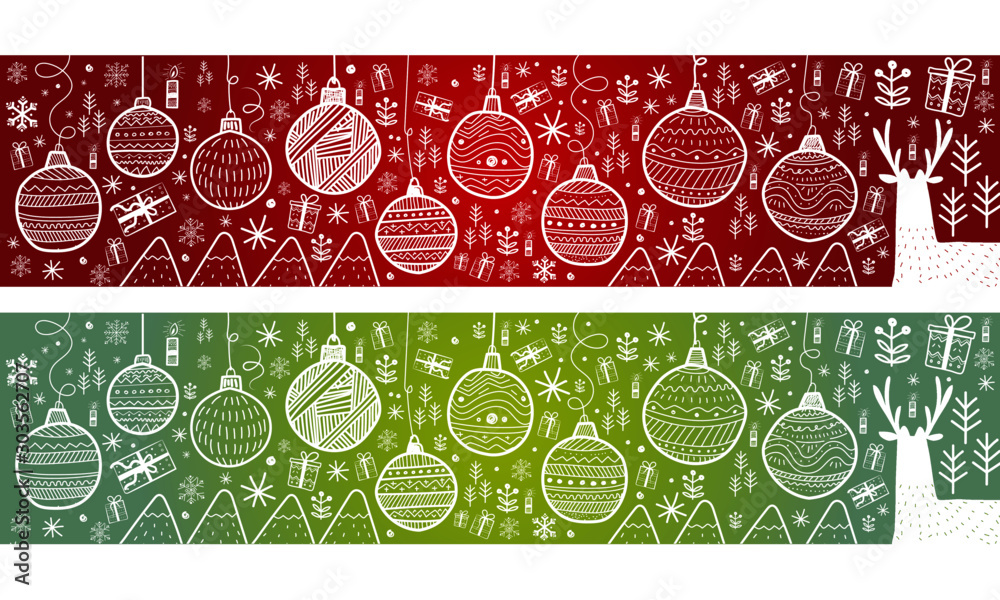 Noël - Bandeau - Décorations