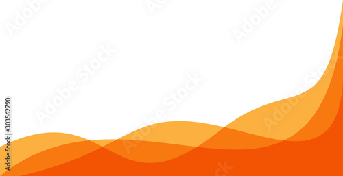 orange background . orange wavy gradation background