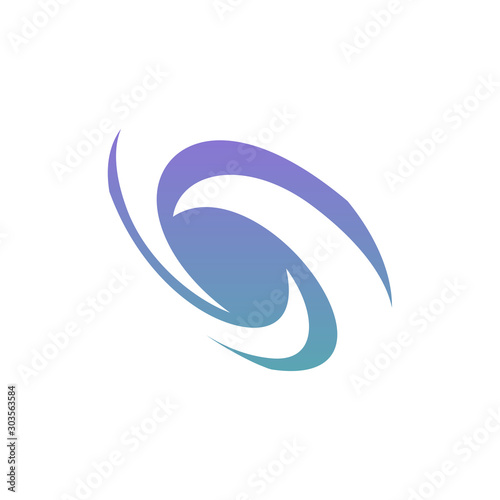 Turbine Circle Logo Design Concept Vector. Vortex Logo Template. Icon Symbol. Illustration
