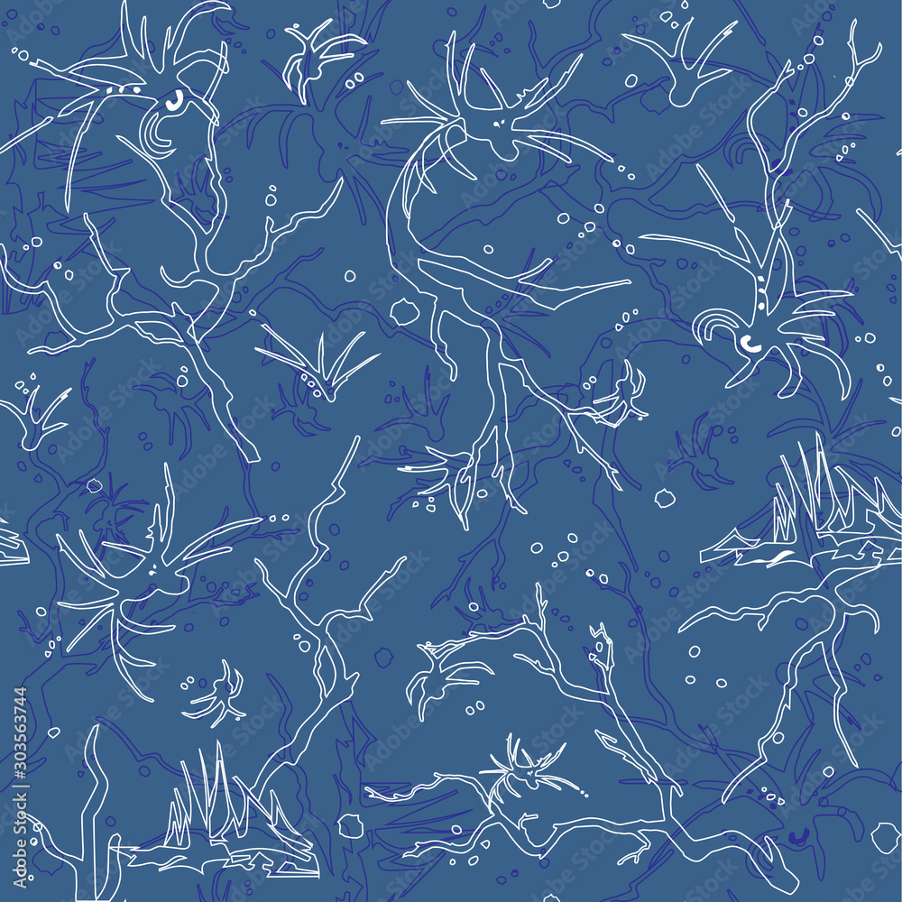 Φωτογραφία Winter pattern, frosty pattern on glass or on ice
