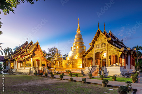 Photography Wat Phra Singh in Chiang Mai, Thailand