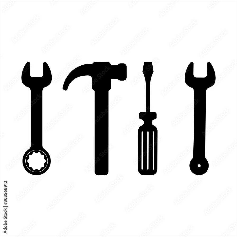 Repair service vector icon Repair service vector icon