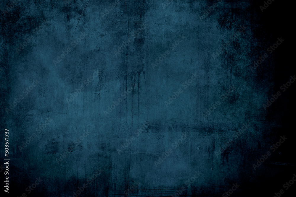 dark blue grungy backdrop with vignette borders