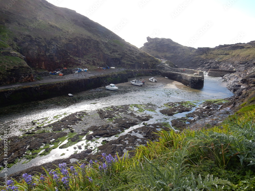 Fotografie Boscastle, Cornwall, England, UK