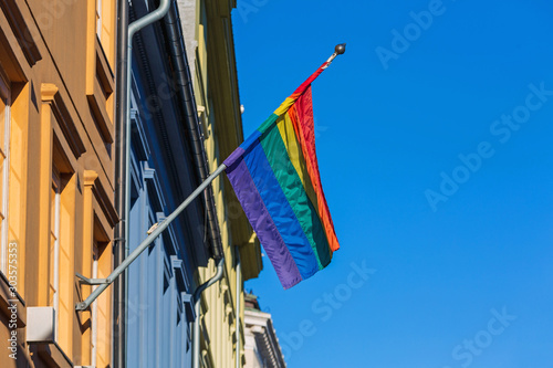 Rainbow Flag Pole