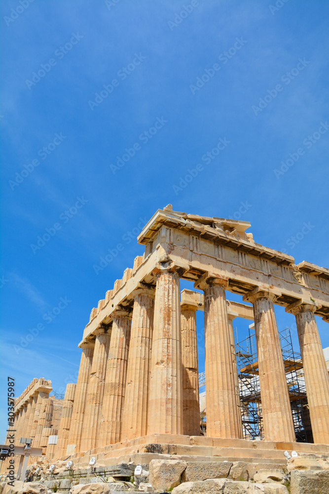 acropolis of Athens nature greece panorama ruins