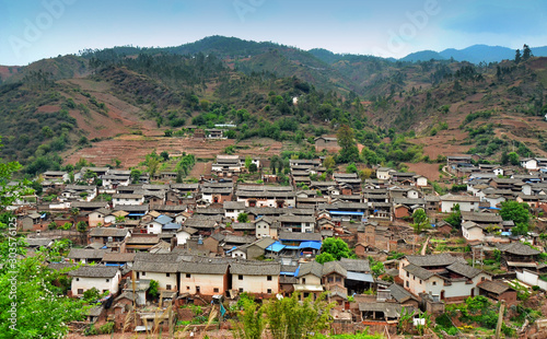 Bai architecture in Yunlong region, Yunnan province, China.	 photo