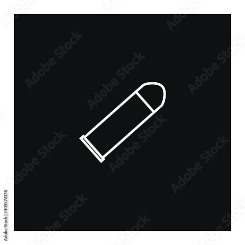 vector bullet icon with simple shapes