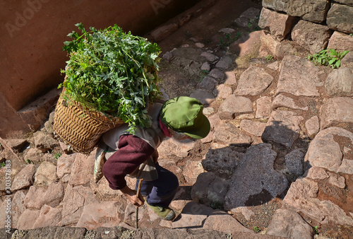 Peasant in Nuodeng, Yunnan, China photo