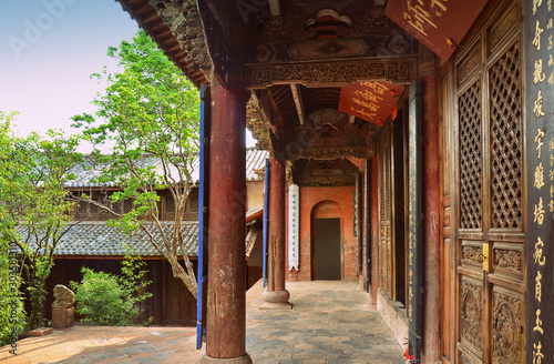 Nuodeng confucius temple, Yunnan, China photo