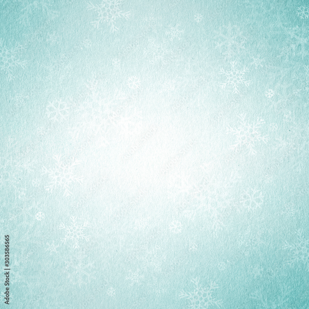 Obraz premium Christmas background with snowflakes