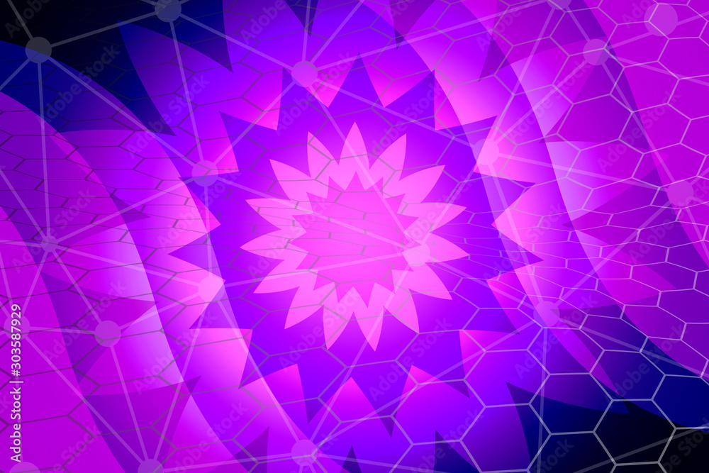 Εκτύπωση καμβά abstract, purple, pink, design, wallpaper, light, blue, wave, texture, art, illu