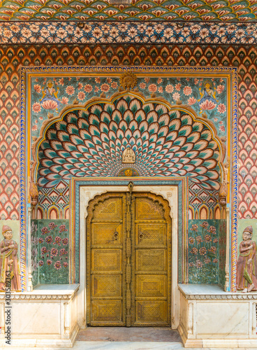 peacock gate India Jaipur city palace