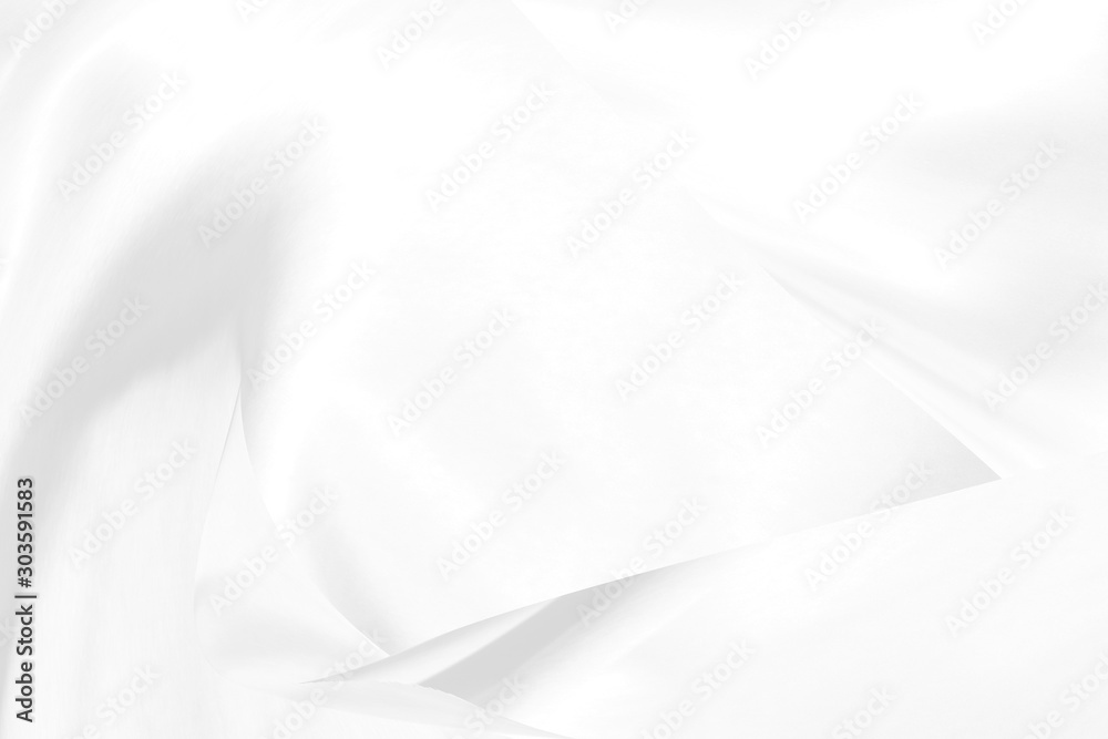 abstract white fabric curve design shape wave modern style background