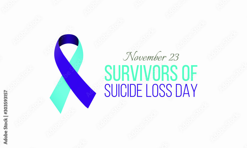 Vector Illustration on the theme of International Survivors of Suicide Loss Day on November 23rd. Vector Illustration on the theme of International Survivors of Suicide Loss Day on November 23rd.