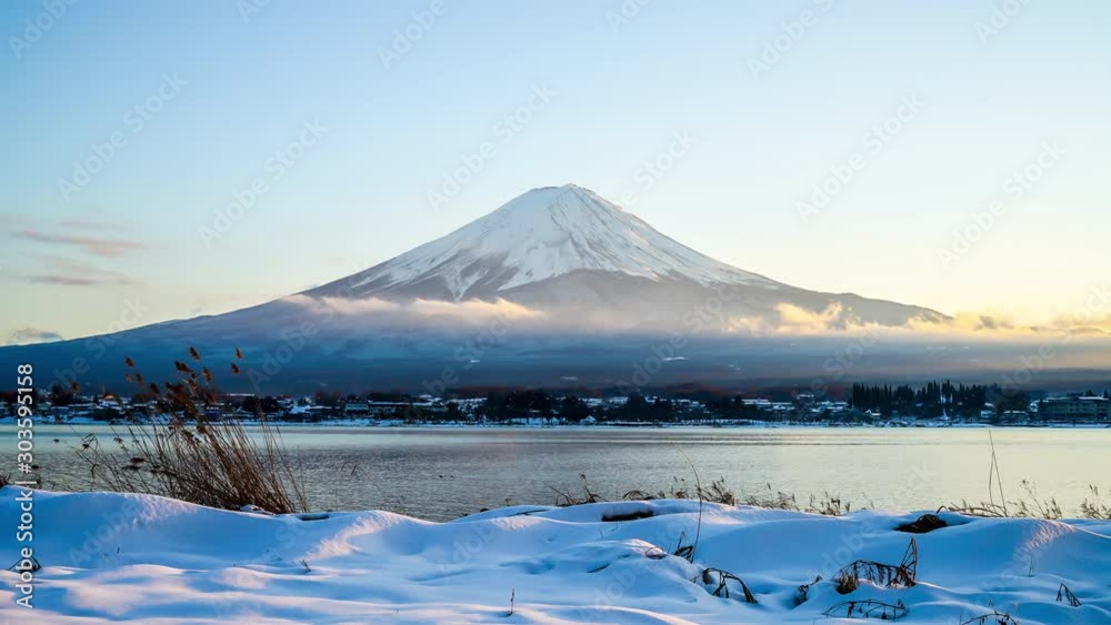 Mountain Fuji with Kawaguchiko lake in Japan Mountain Fuji with Kawaguchiko lake in Japan