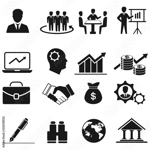 business icon, vector