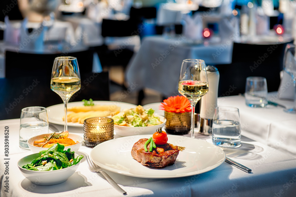 entrecote Rib Eye Steak Restaurant dining entrecote Rib Eye Steak Restaurant dining
