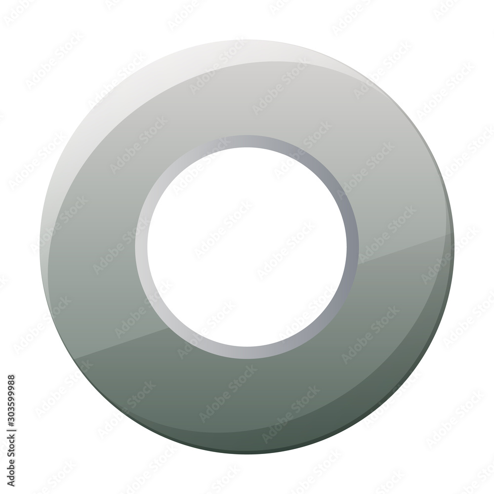 Fastener head vector icon.Cartoon vector icon isolated on white background fastener head. Fastener head vector icon.Cartoon vector icon isolated on white background fastener head.