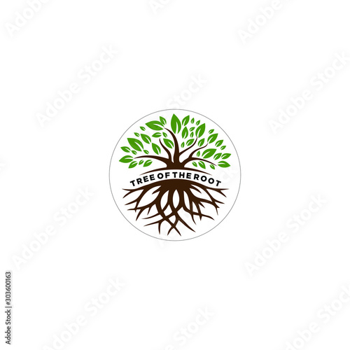 tree of the root logo templates © Brayan Jaya
